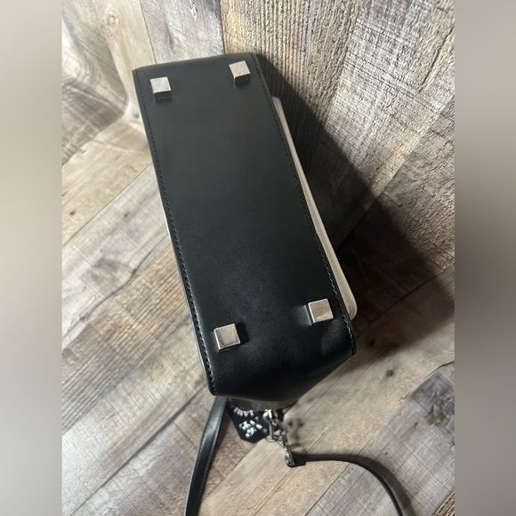 Charles & Keith black white vegan leather Crossbody bag - Picture 8 of 16